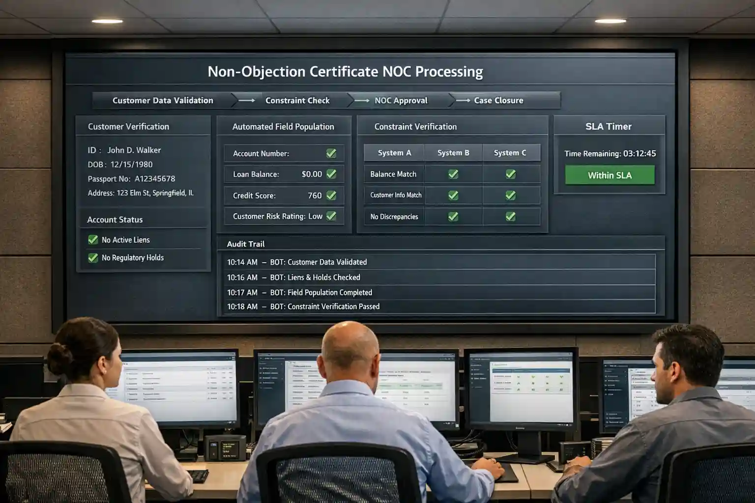 Non-Objection Certificate (NOC) Processing
