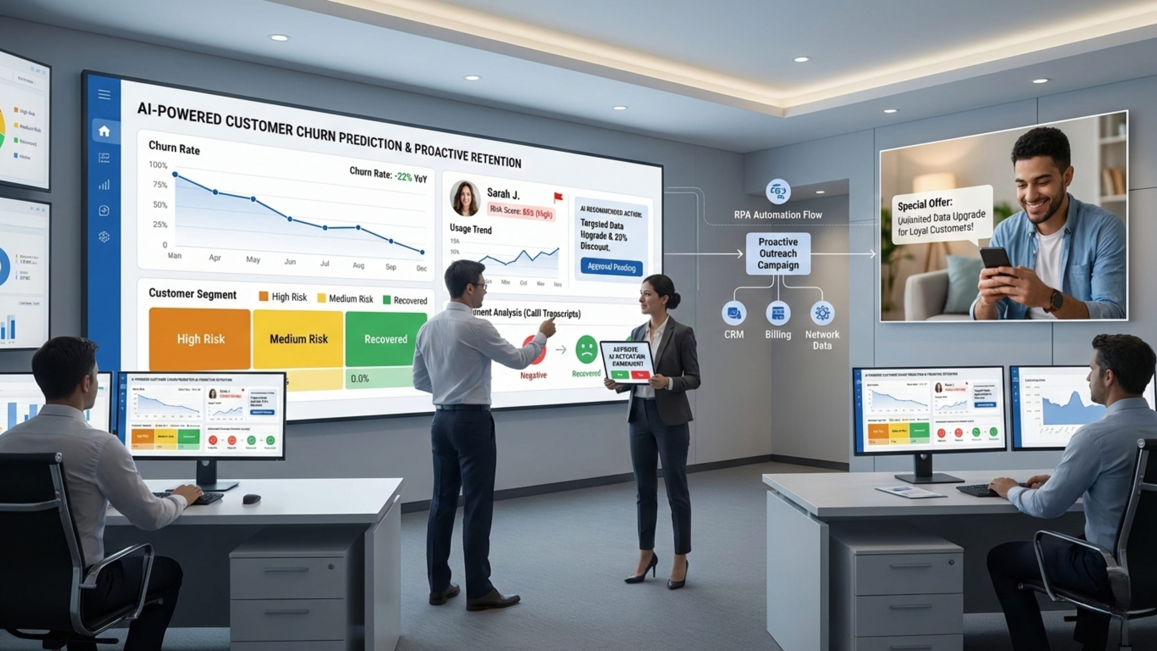 AI-Powered Subscriber Attrition Prediction & Proactive Retention